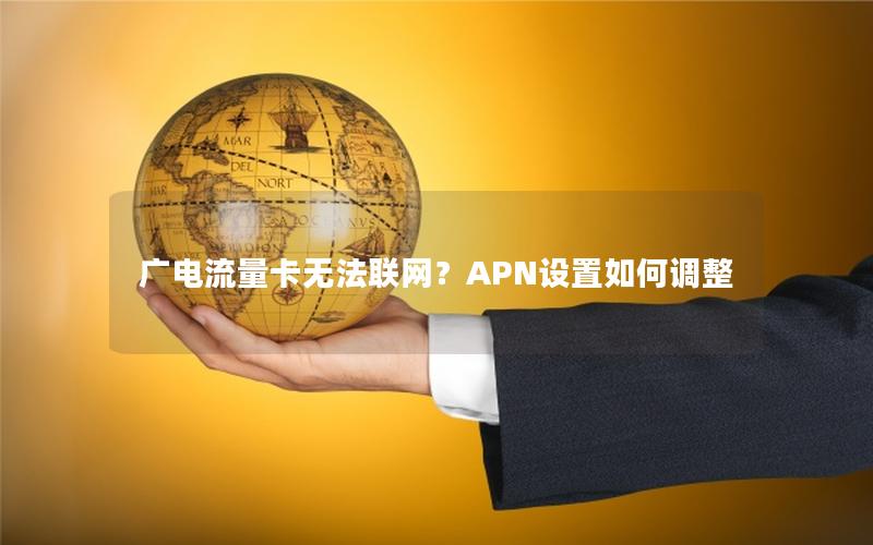 广电流量卡无法联网？APN设置如何调整
