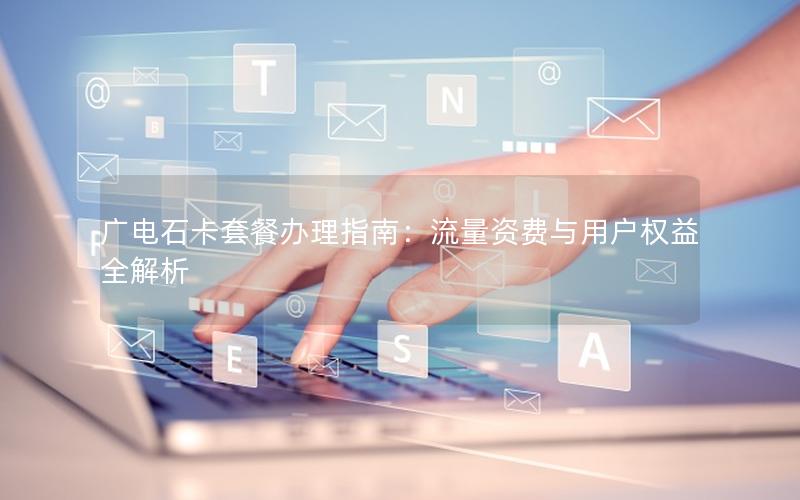 广电石卡套餐办理指南：流量资费与用户权益全解析