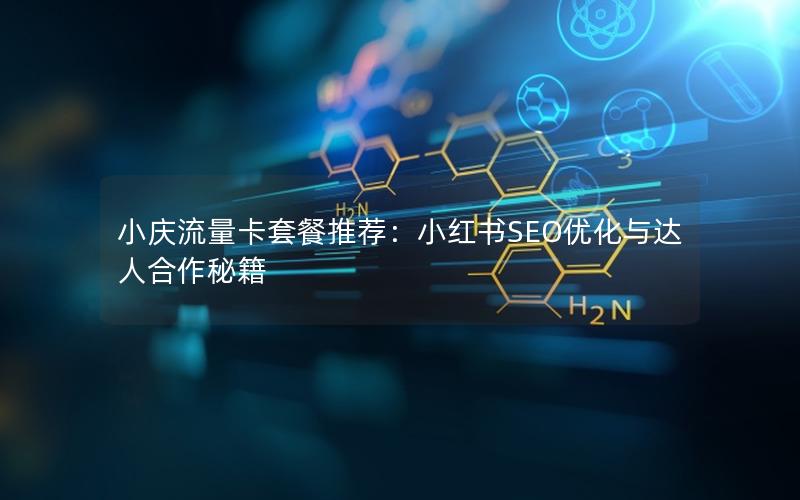 小庆流量卡套餐推荐：小红书SEO优化与达人合作秘籍