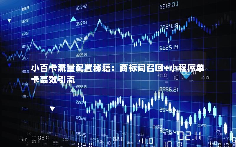 小百卡流量配置秘籍：商标词召回+小程序单卡高效引流
