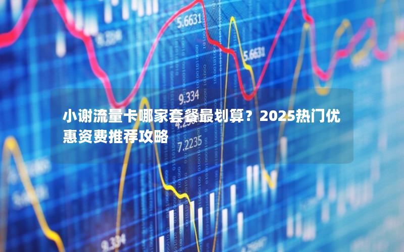 小谢流量卡哪家套餐最划算？2025热门优惠资费推荐攻略