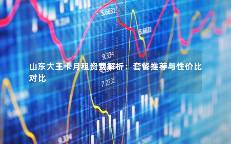 山东大王卡月租资费解析：套餐推荐与性价比对比