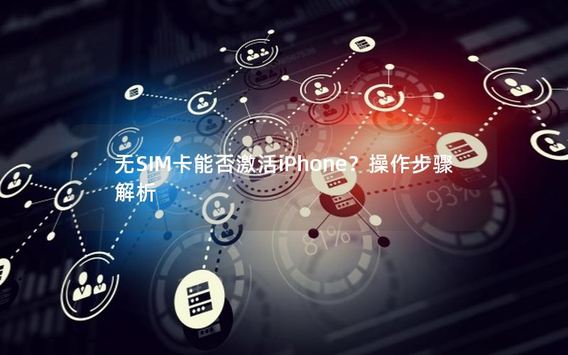 无SIM卡能否激活iPhone？操作步骤解析