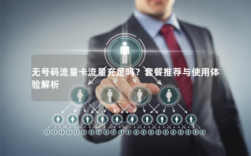无号码流量卡流量充足吗？套餐推荐与使用体验解析