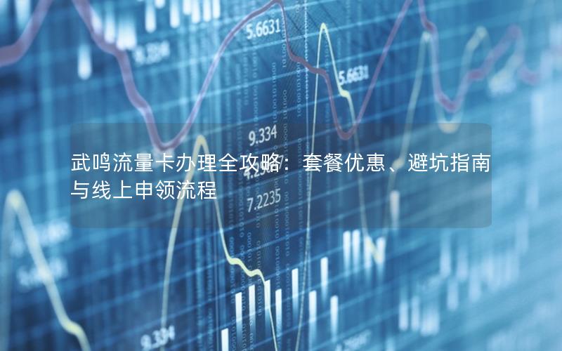 武鸣流量卡办理全攻略：套餐优惠、避坑指南与线上申领流程
