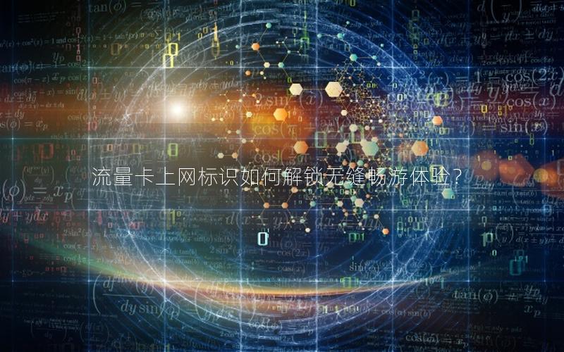 流量卡上网标识如何解锁无缝畅游体验？