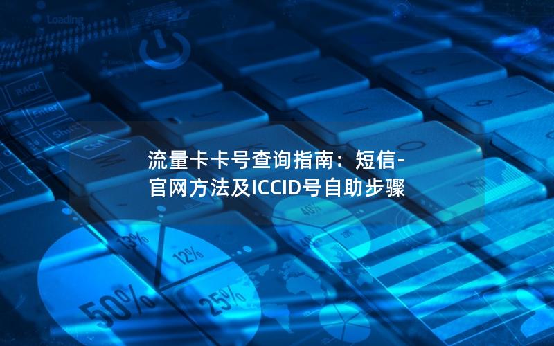 流量卡卡号查询指南：短信-官网方法及ICCID号自助步骤