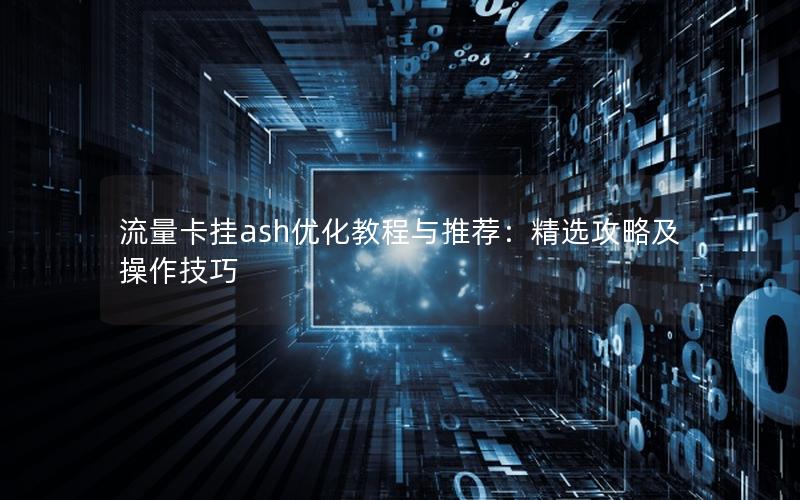 流量卡挂ash优化教程与推荐：精选攻略及操作技巧