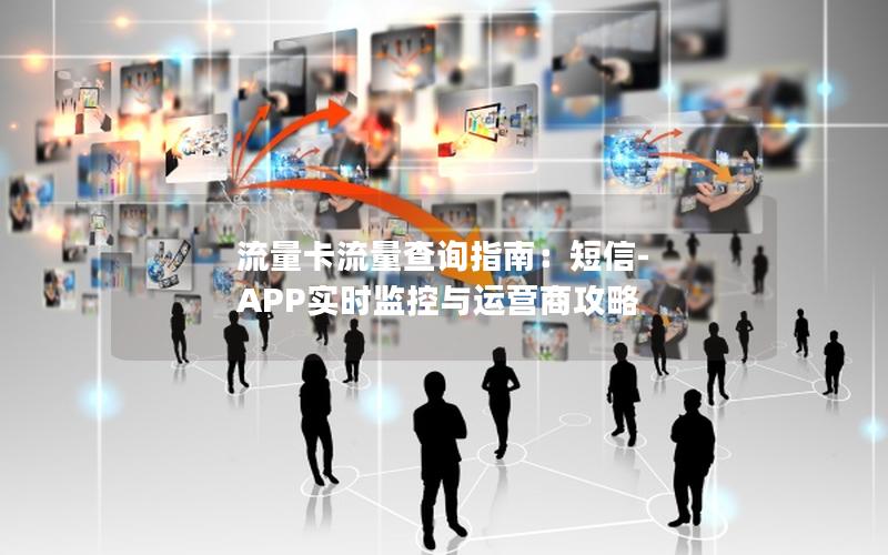 流量卡流量查询指南：短信-APP实时监控与运营商攻略