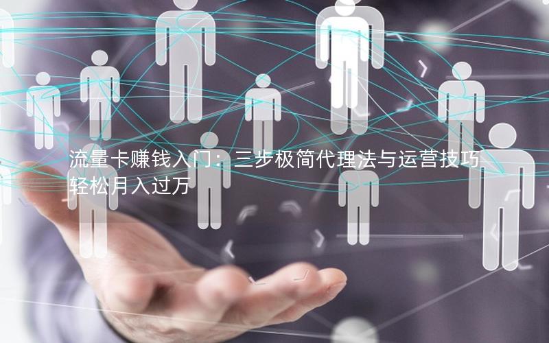 流量卡赚钱入门：三步极简代理法与运营技巧轻松月入过万