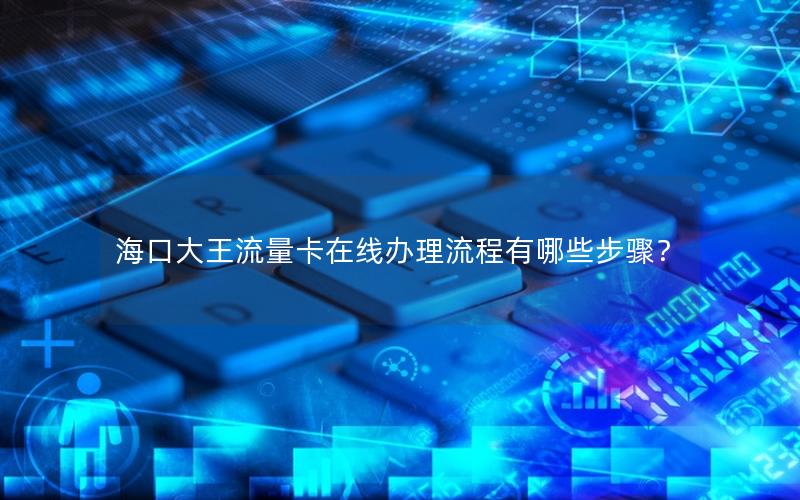 海口大王流量卡在线办理流程有哪些步骤？