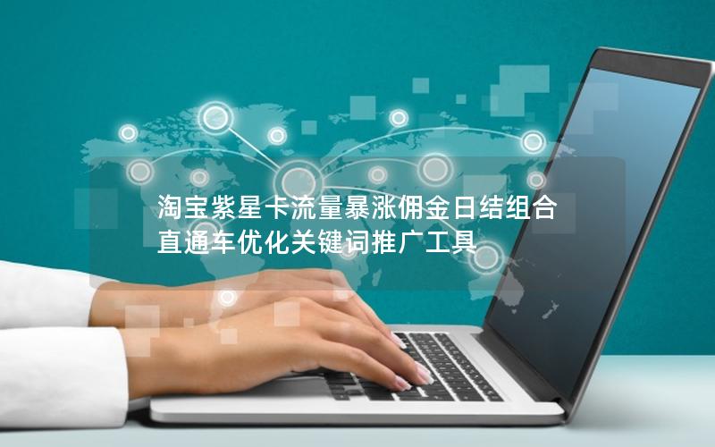 淘宝紫星卡流量暴涨佣金日结组合 直通车优化关键词推广工具
