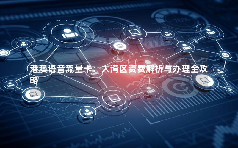 港澳语音流量卡：大湾区资费解析与办理全攻略