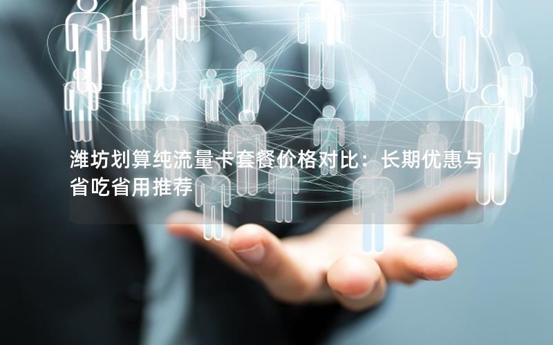 潍坊划算纯流量卡套餐价格对比：长期优惠与省吃省用推荐