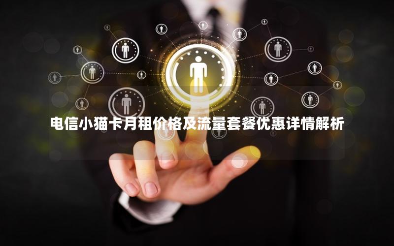 电信小猫卡月租价格及流量套餐优惠详情解析