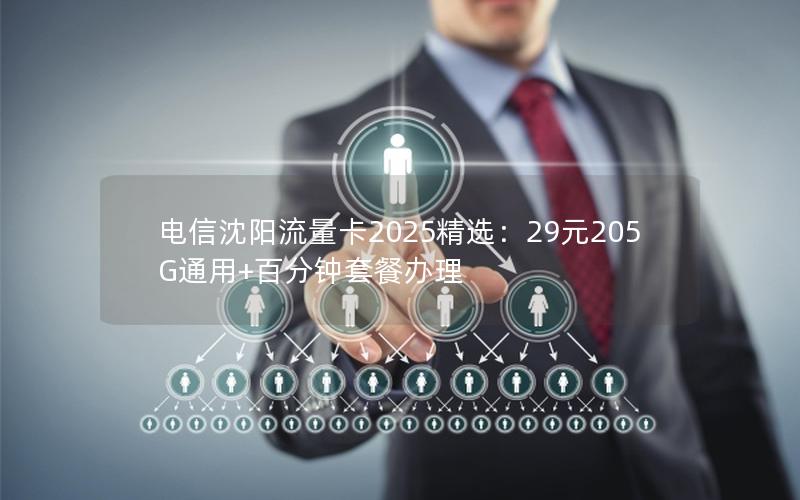 电信沈阳流量卡2025精选：29元205G通用+百分钟套餐办理
