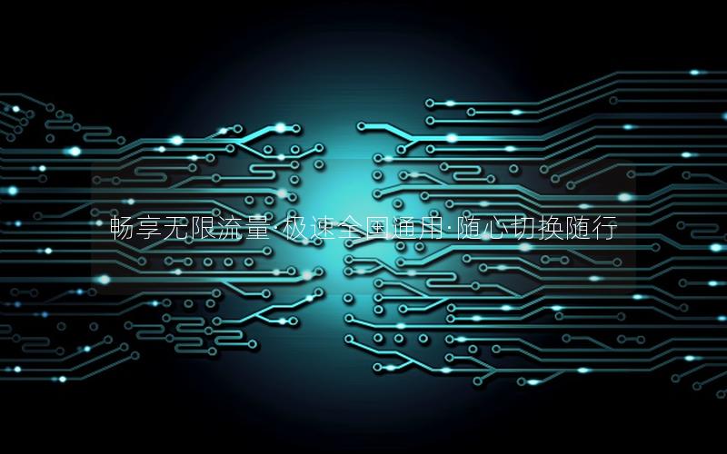 畅享无限流量·极速全国通用·随心切换随行