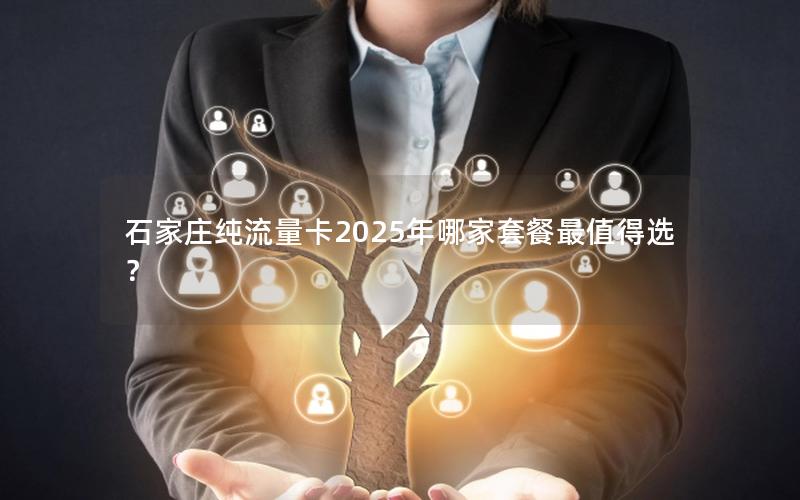 石家庄纯流量卡2025年哪家套餐最值得选？